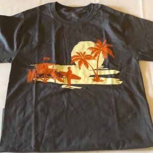 NEW Fruit of the Loom Grapic Tee Shirt Gray size S